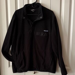 Eddie Bauer Black Fleece Pullover with Branded Neck Label